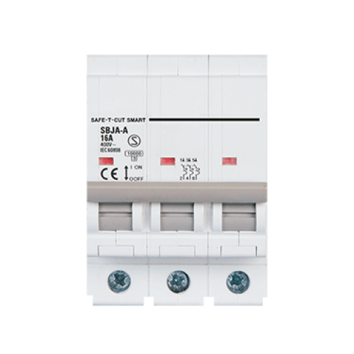 เซฟ-ที-คัท : เซอร์กิตเบรกเกอร์ (MCB) รุ่น SBJA-A แบบ USA (3 Pole)